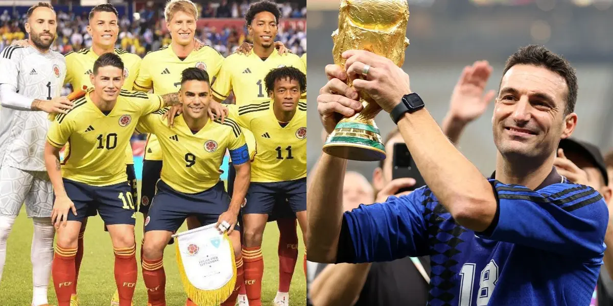 Lionel Scaloni logró ganar el Mundial de Qatar 2022 con la Selección Argentina y le mandó un mensaje a la Selección Colombia hace poco tiempo.