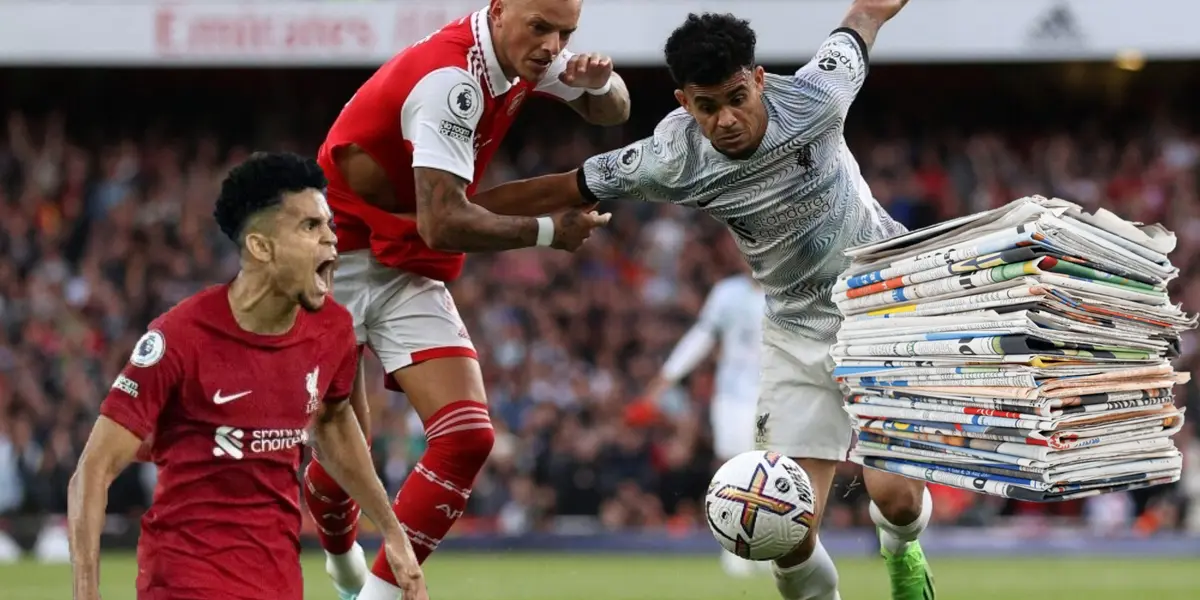Lo que dice la prensa colombiana de Luis Díaz previo Liverpool contra el Arsenal