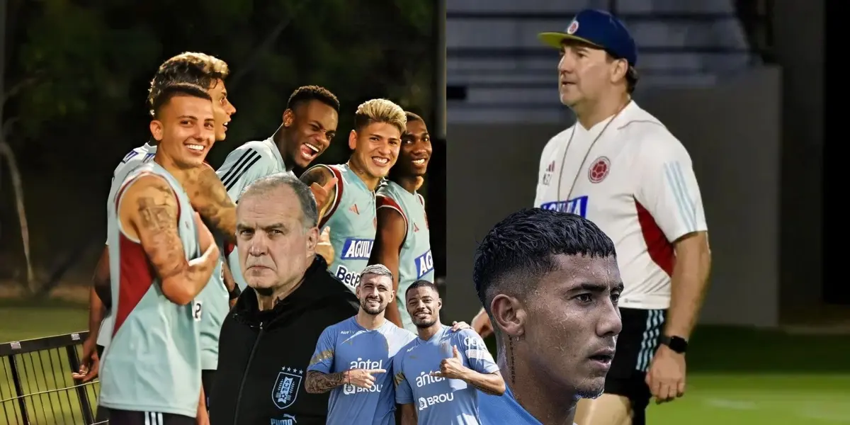 Los entrenamientos de la Selección Colombia y la Selección Uruguay en Barranquilla fueron bien diferentes.