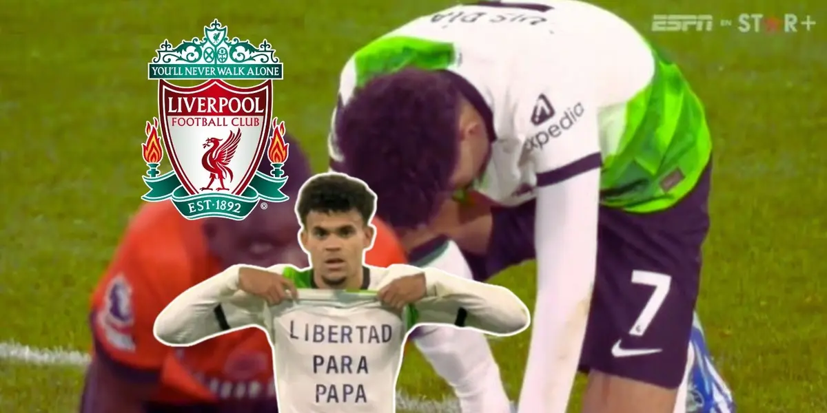 Luis Díaz anotó un golazo con el Liverpool y pidió la libertad de su padre.