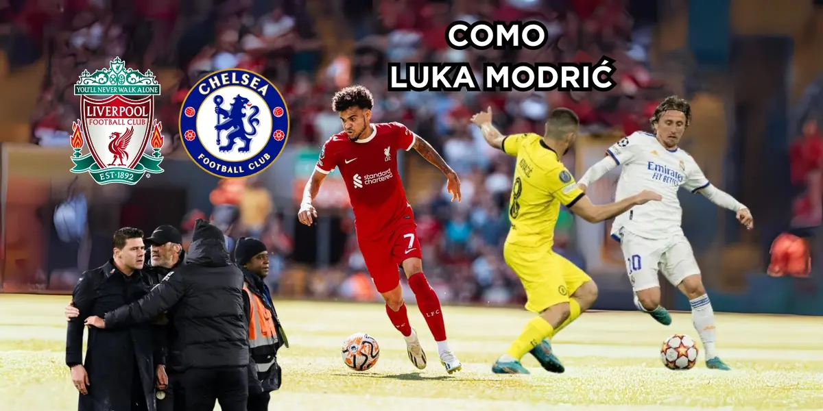 Luis Díaz en modo crack en el Liverpool contra el Chelsea.