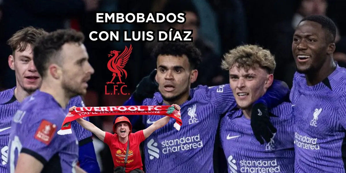 Luis Díaz gracias a su calidad como jugador tiene embobados a todos en el Liverpool.