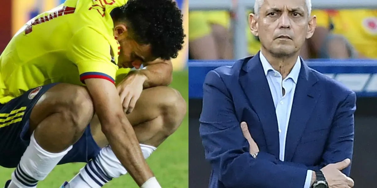 Luis Díaz lo dio todo por la Selección Colombia y Reinaldo Rueda ni en la eliminación asumió su responsabilidad. 