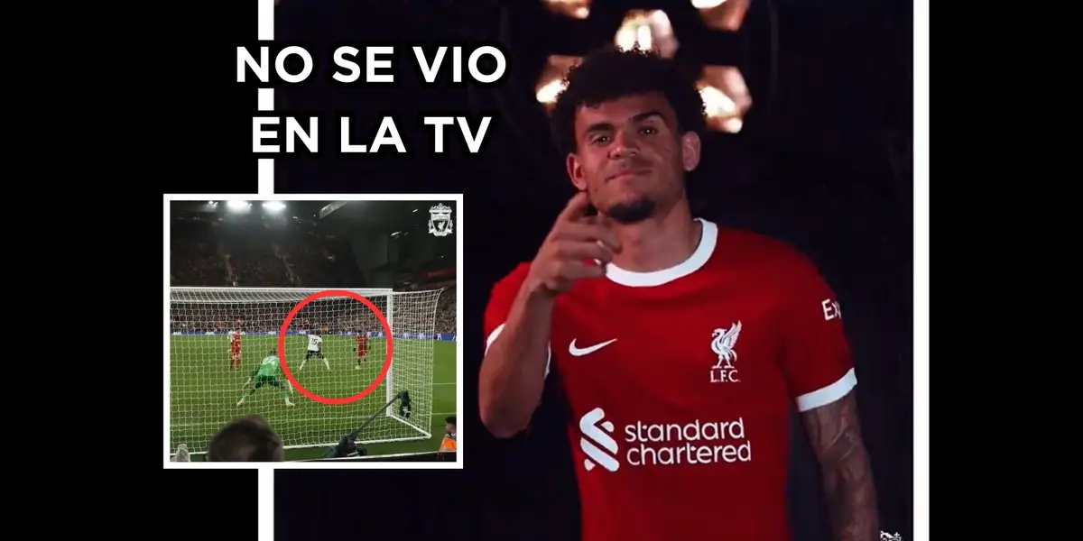 Luis Díaz se reportó con un golazo en el Liverpool y hay un video que no se había visto. Fotos tomada de Twitter @LFC.