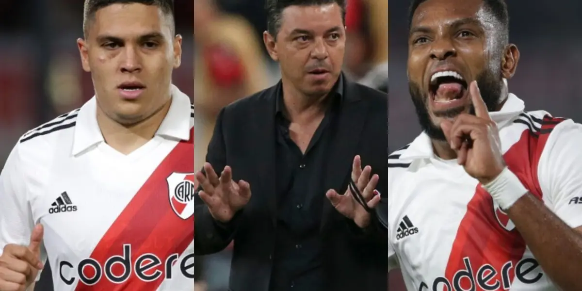 Marcelo Gallardo anunció que se va de River Plate y se generan incógnitas con respecto a Juan Fernando uintero y Migue Ángel Borja.