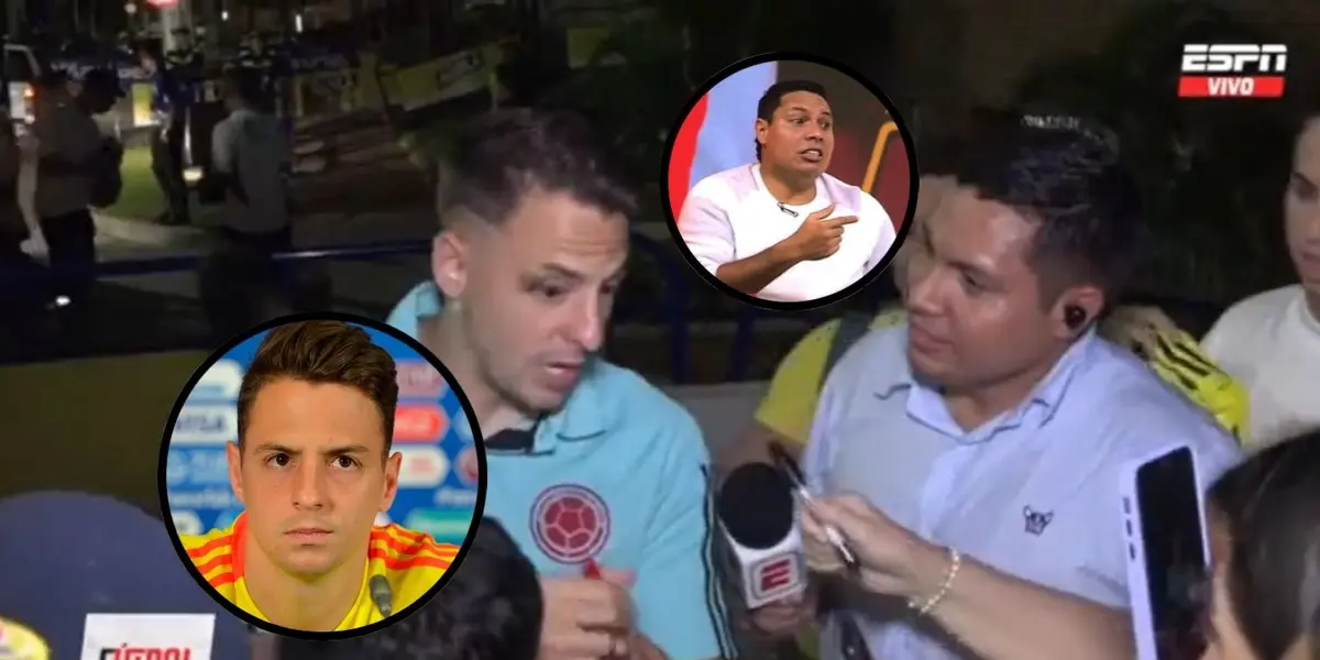 Martin Arzuaga quedó en vergüenza al hacer una cobertura periodística en la Selección Colombia.