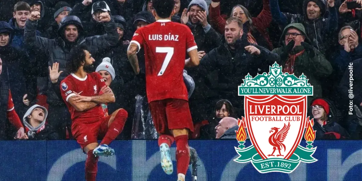 Mohamed Salah y Luis Díaz en Liverpool- Fotos; Pinterest y RCN