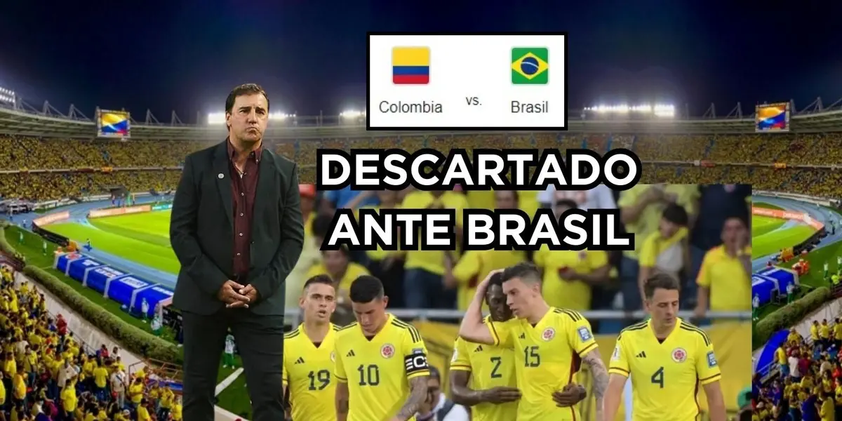 Néstor Lorenzo descartaría a un ídolo de la Selección Colombia.