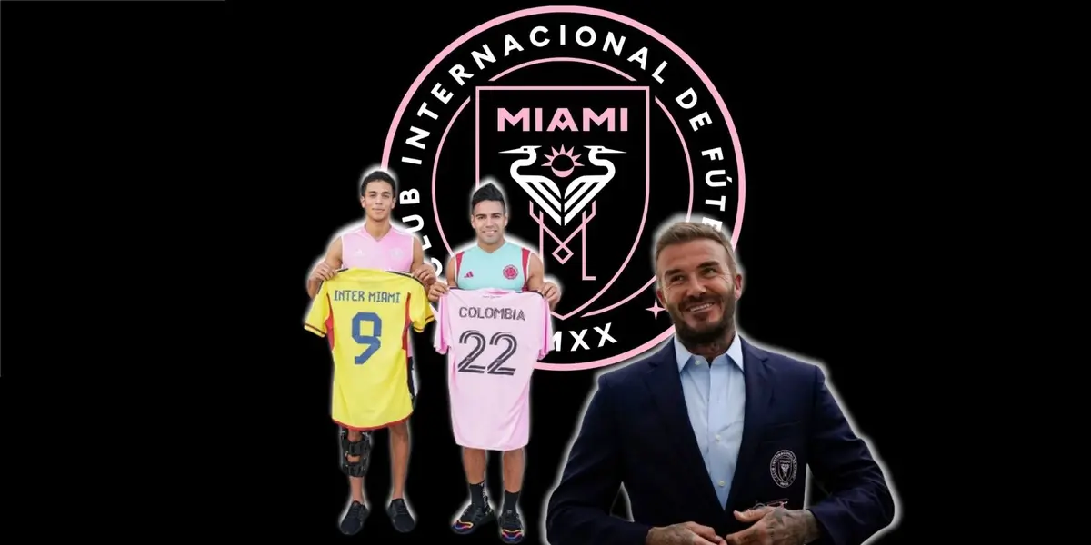 Radamel Falcao suena que podría irse a jugar al inter de Miami que preside David Beckham.