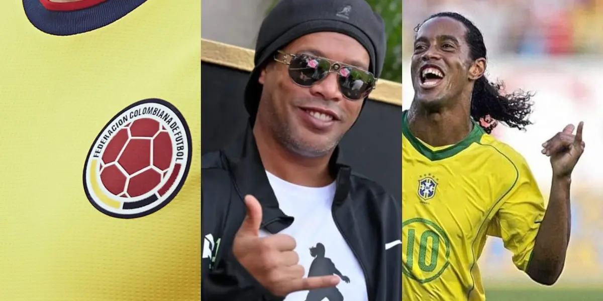 Ronaldinho admira y respeta a un jugador colombiano, le hubiese gustado jugar con él.