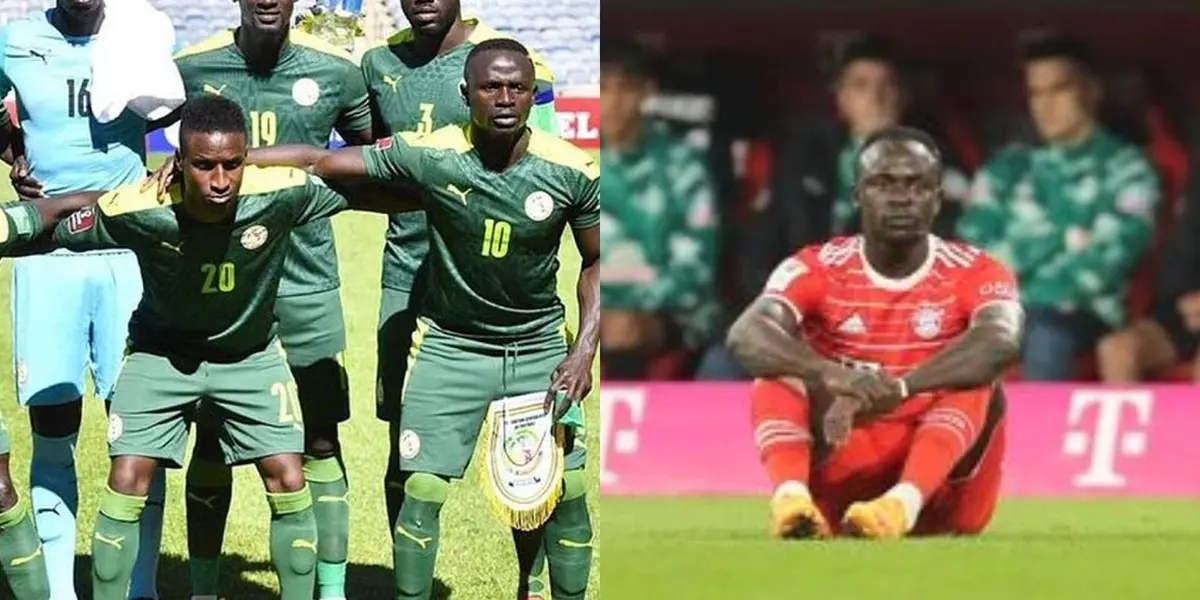 Sadio Mané está en duda en la Selección Senegal antes del Mundial de Qatar 2022.