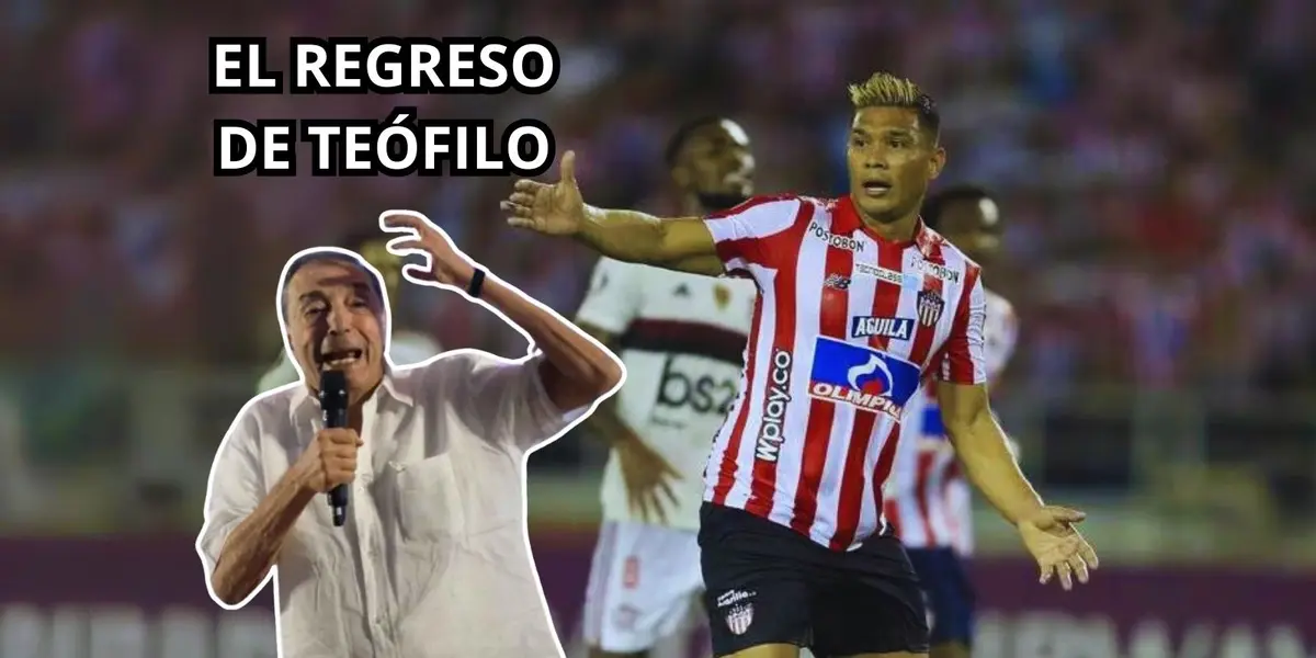 Se aclaró todo en relación al regreso de Teófilo Gutierrez al Junior FC.