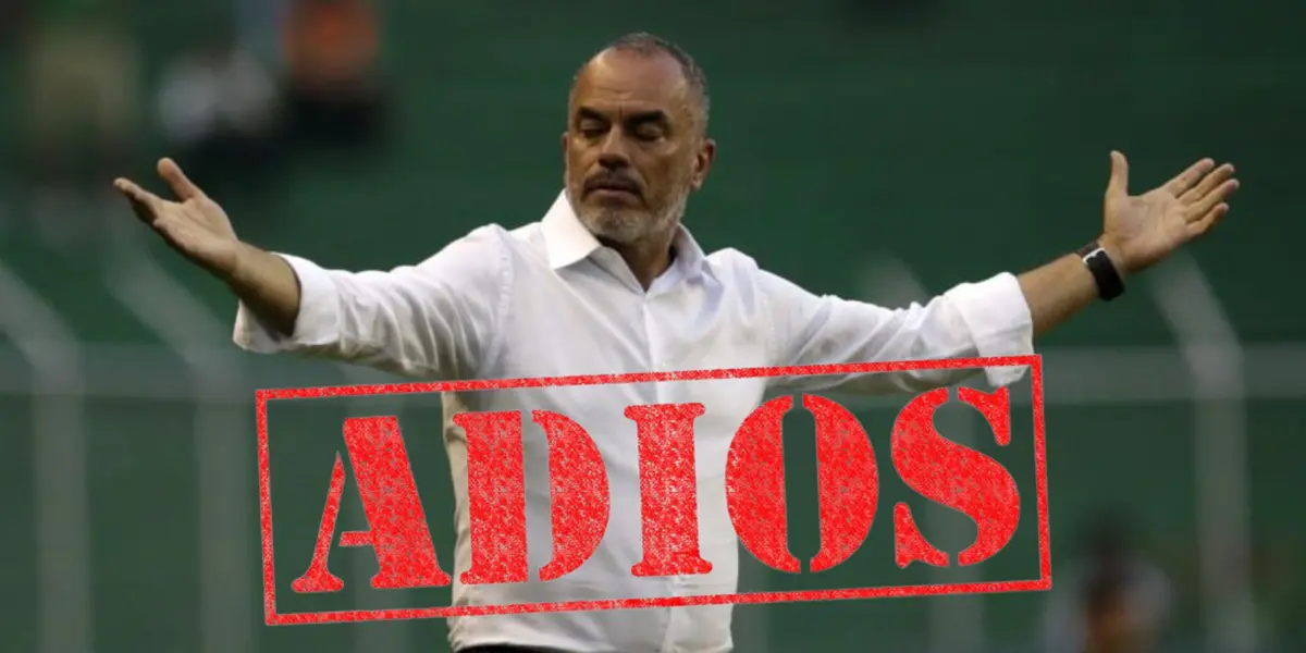 Técnico de Deportivo Cali renunció al cargo por malos resultados. FOTO: 'X'