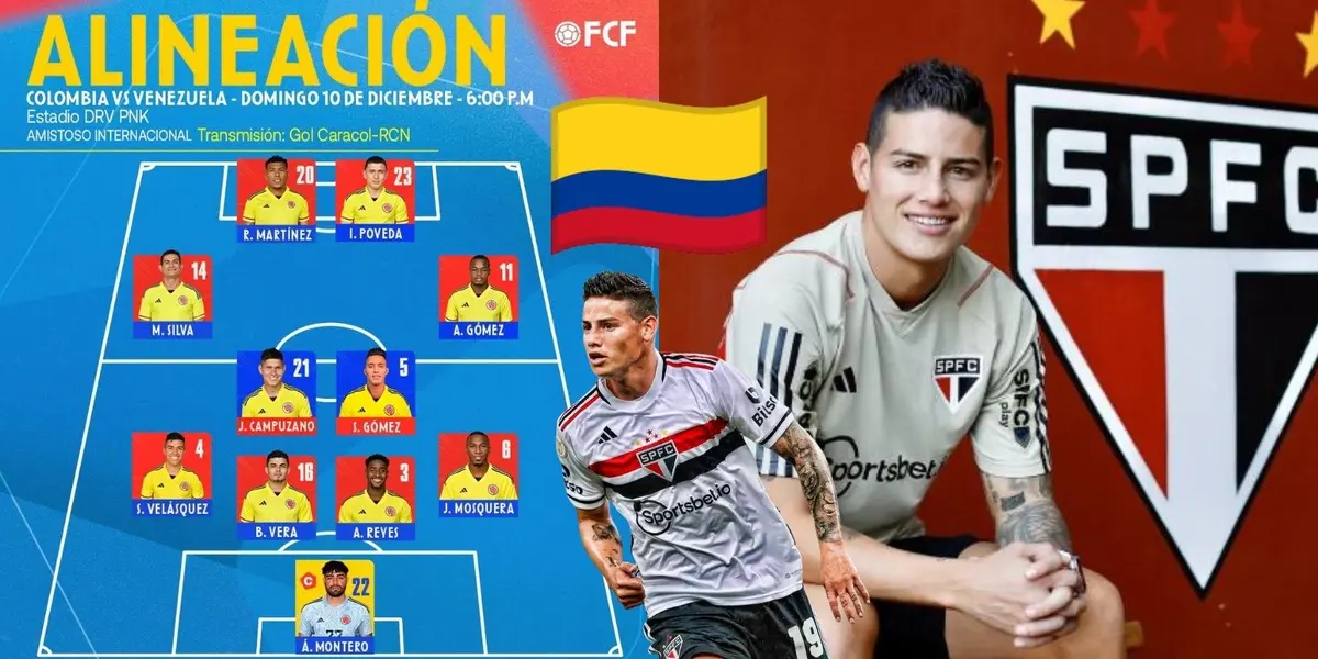 Un jugador de la Selección Colombia podría llegar al Sao Paulo para ayudar a James Rodríguez.