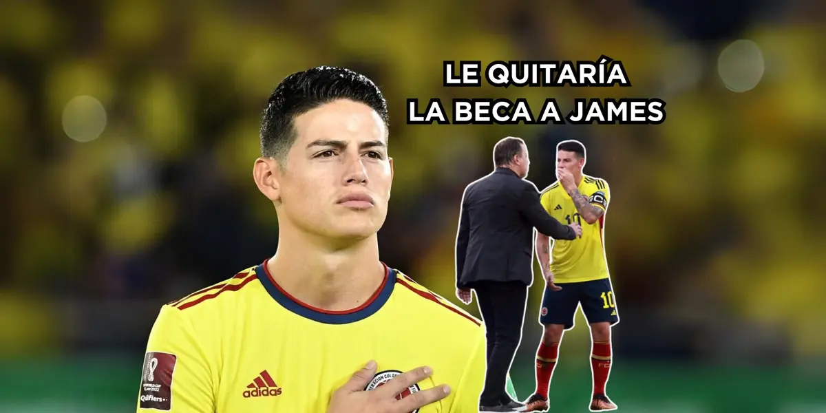 Un jugador podría quitarle la beca a James Rodríguez en la Selección Colombia.
