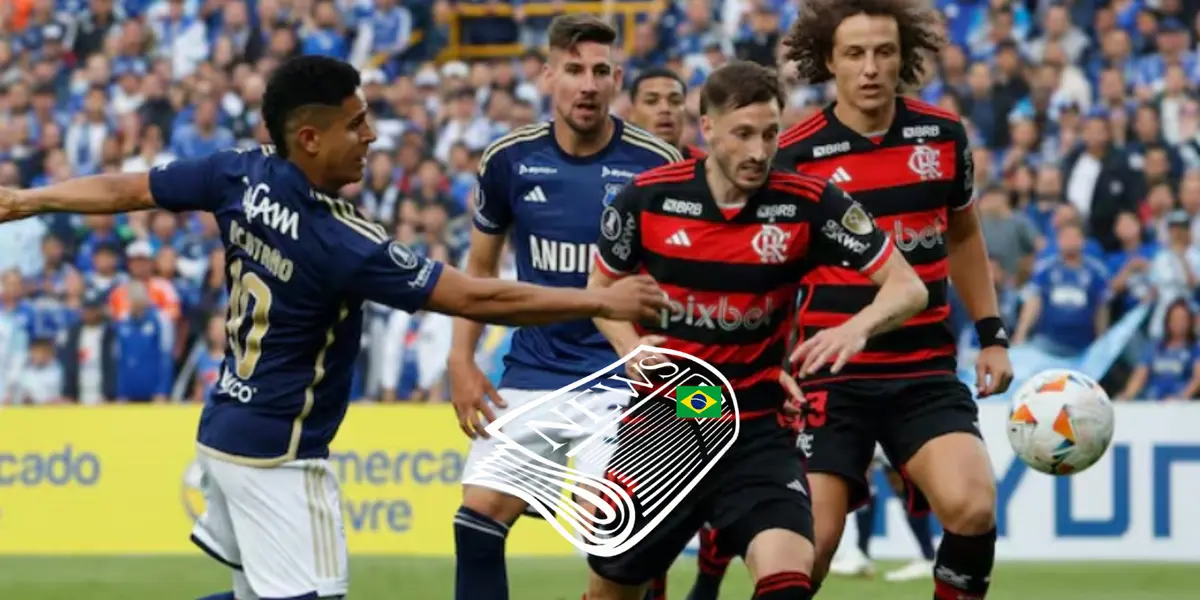Una postal del duelo entre Millonarios vs Flamengo por Copa Libertadores. FOTO: Caracol Radio