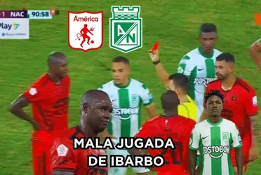 Víctor Ibarbo protagonizó una mala jugada contra Édier Ocampo