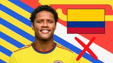 Yairo Moreno con la camiseta de la Selección Colombia