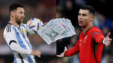 La prensa internacional menospreció a Messi y Cristiano Ronaldo