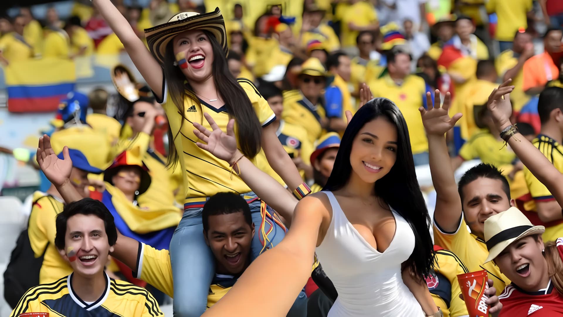 La selección Colombia en USA