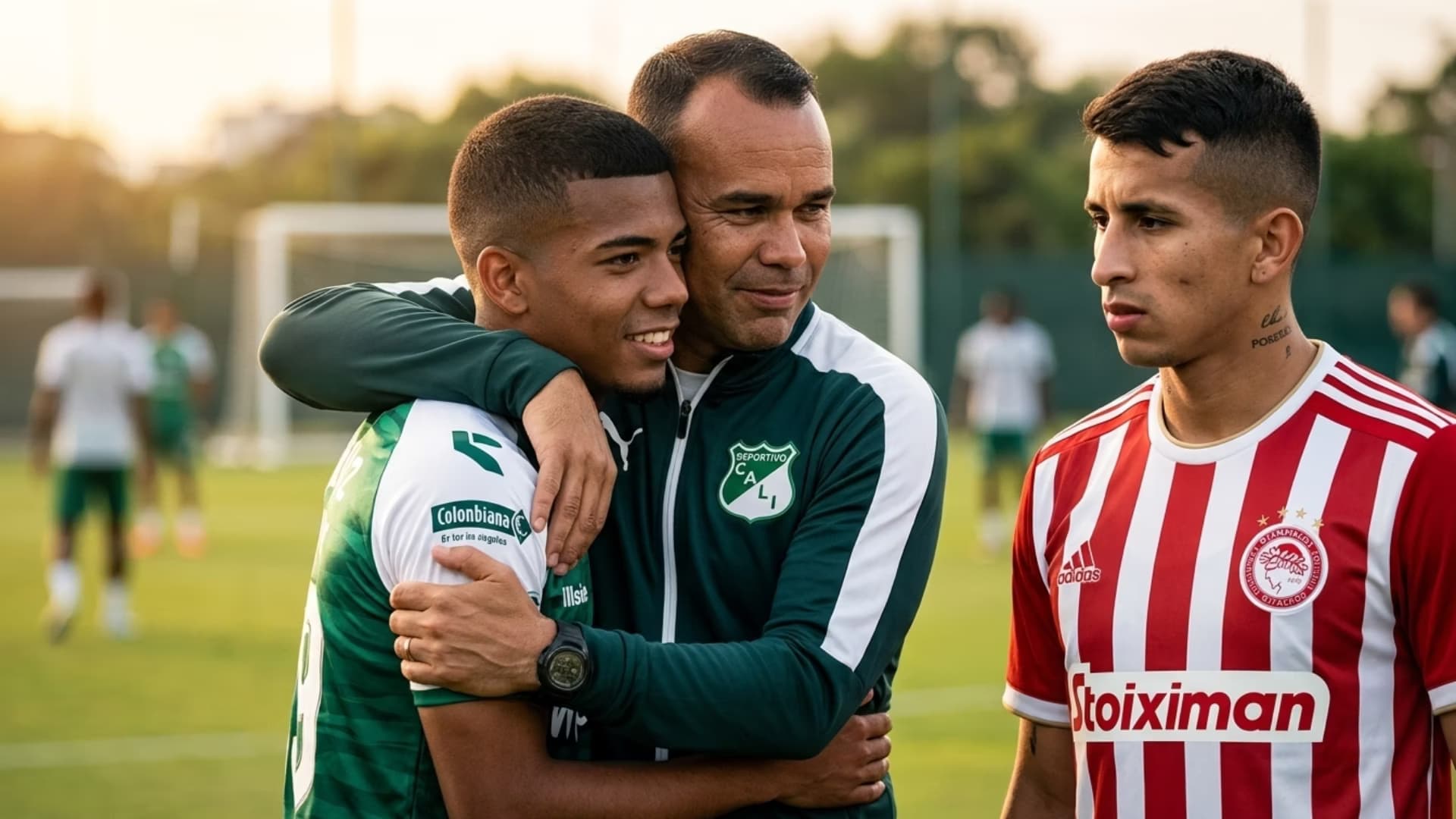 Rafael Dudamel, Matías Orozco y Gustavo Puerta