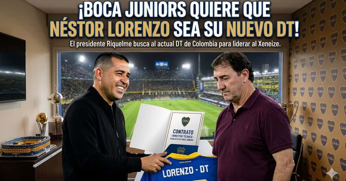 Lorenzo sería la primera opción para ser el nuevo DT de Boca