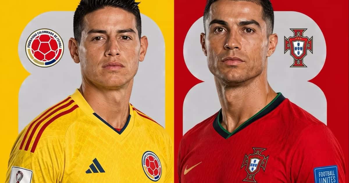 la IA predice el juego entre Colombia y Portugal: