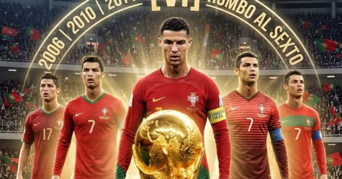 La lista de Portugal y el sexto Mundial de Cristiano Ronaldo
