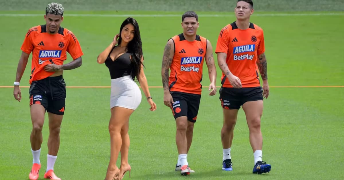 Luis Díaz, Juanfer Quintero y James Rodríguez