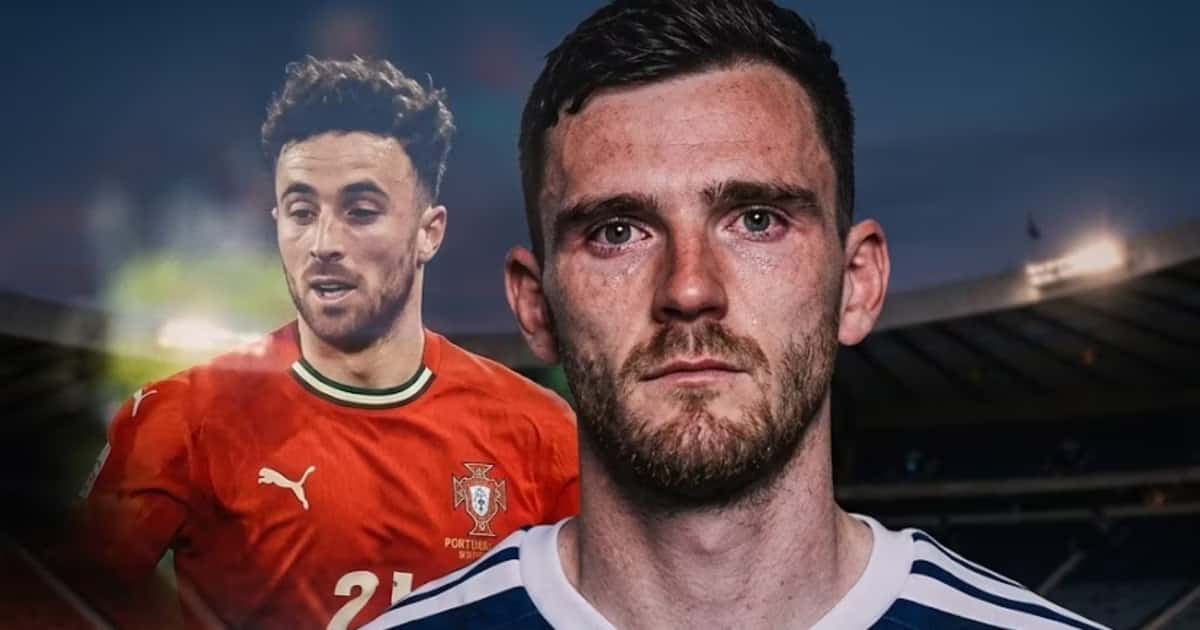 Robertson y la carta de la esposa de Diogo Jota
