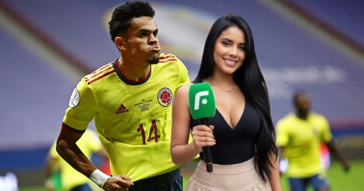 Luis Díaz con la selección Colombia