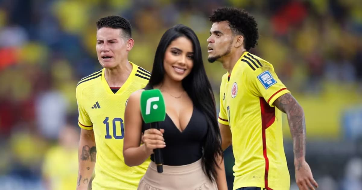 James Rodríguez y Luis Díaz en la selección