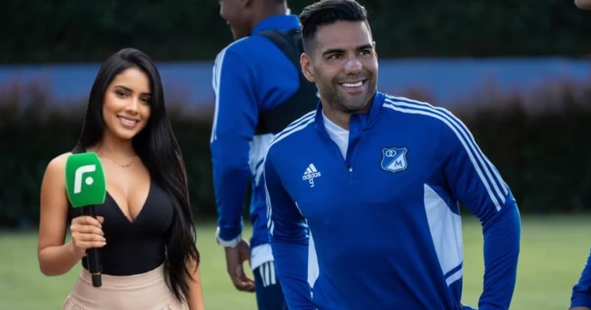 Radamel Falcao entrenando