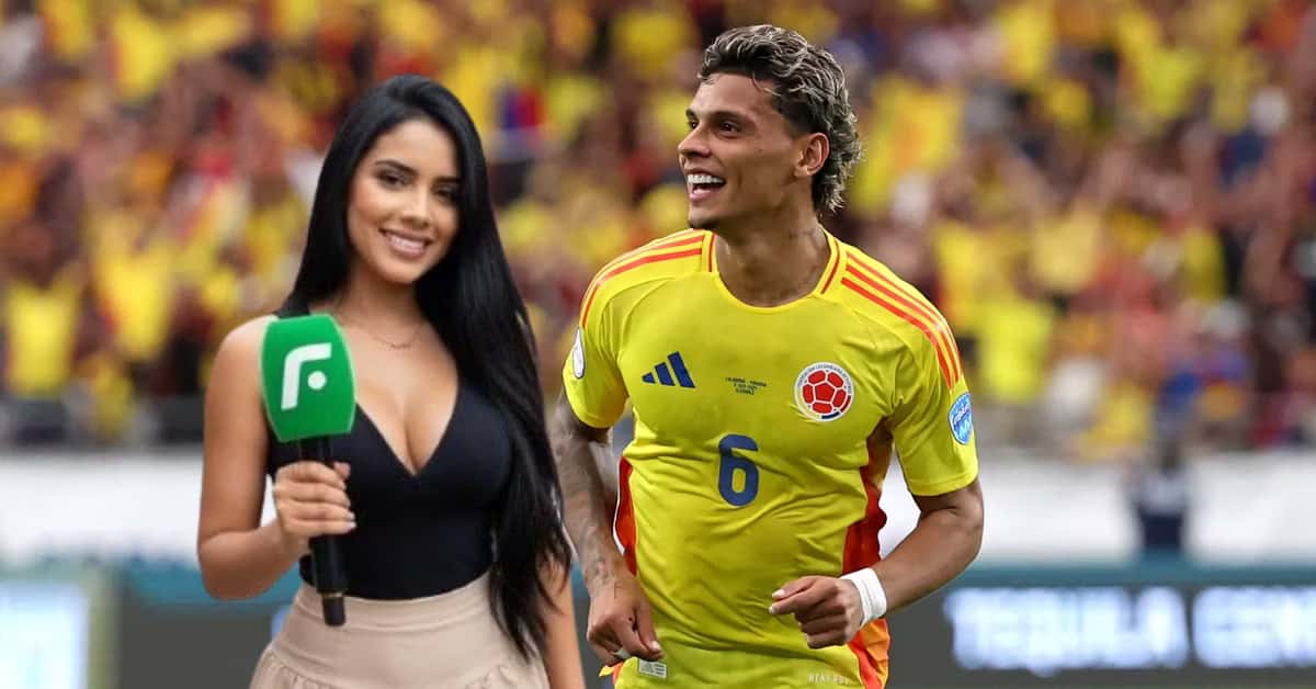 Richard Ríos con la selección Colombia