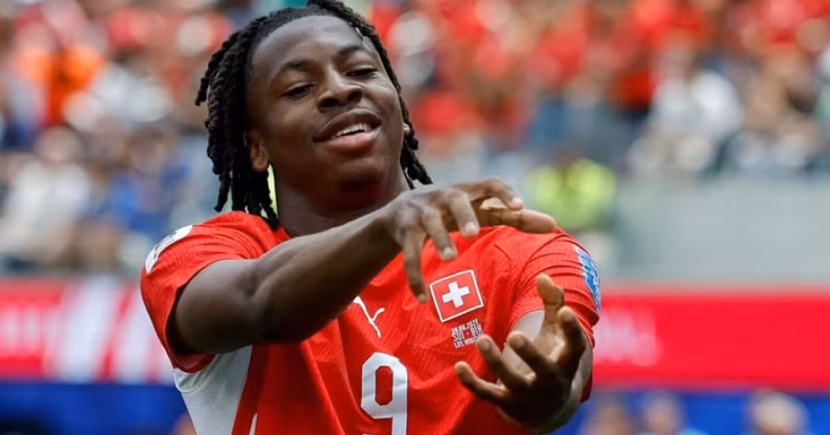 Se lesiona el mejor jugador de Suiza: Johan Manzambi no estará ante Colombia