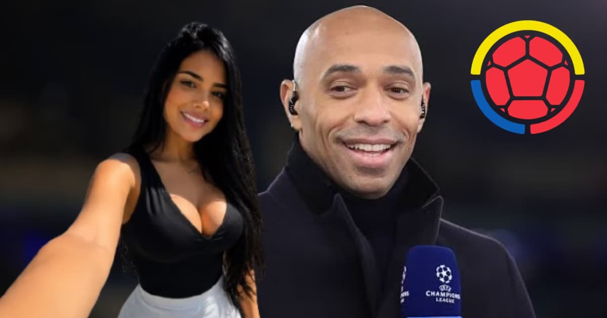 Thierry Henry y el escudo de Colombia