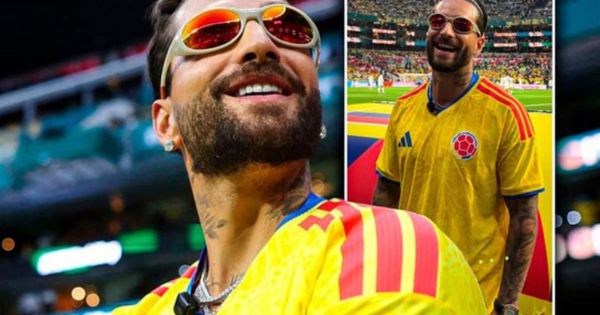 Maluma sacude los palcos del Estadio Ciudad de México para alentar a la Tricolor ante Uzbekistán