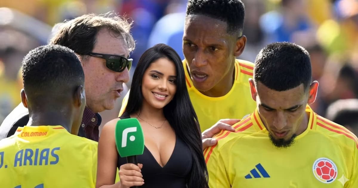 Arias y Yerry Mina con Colombia