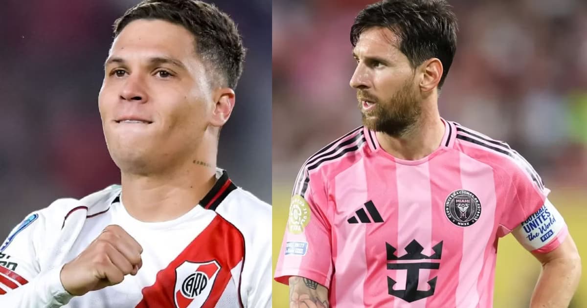 Juanfer Quintero y Lionel Messi