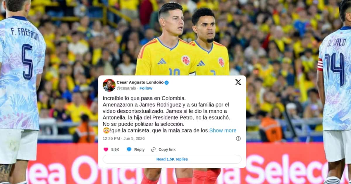 ¡Icreible lo que pasa en Colombia! Amenazas a James Rodríguez