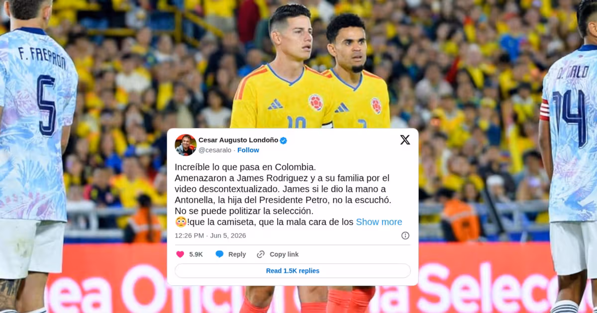¡Icreible lo que pasa en Colombia! Amenazas a James Rodríguez
