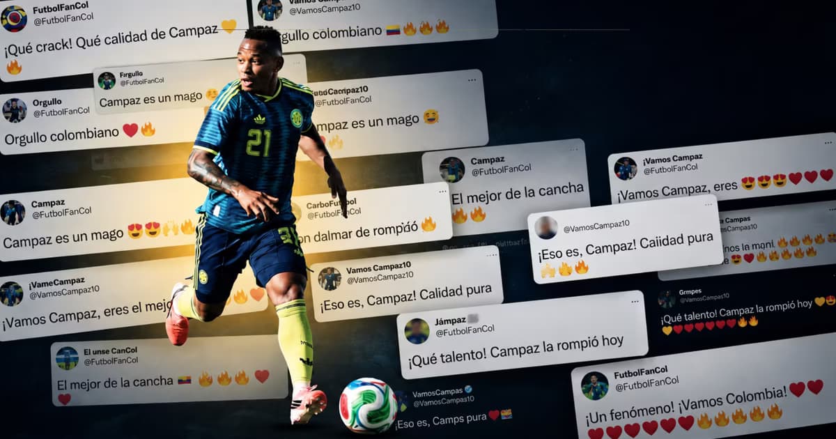 Hinchada del Ámerica reacciona la posible llegada de Jáminton Campaz