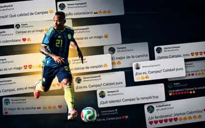 Hinchada del Ámerica reacciona la posible llegada de Jáminton Campaz