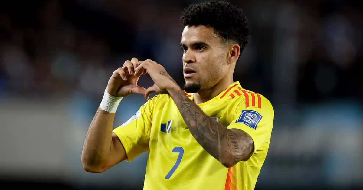 Luis Díaz con Colombia