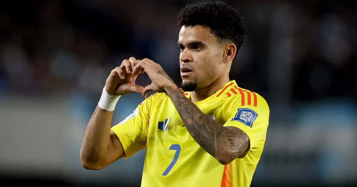 Luis Díaz con Colombia