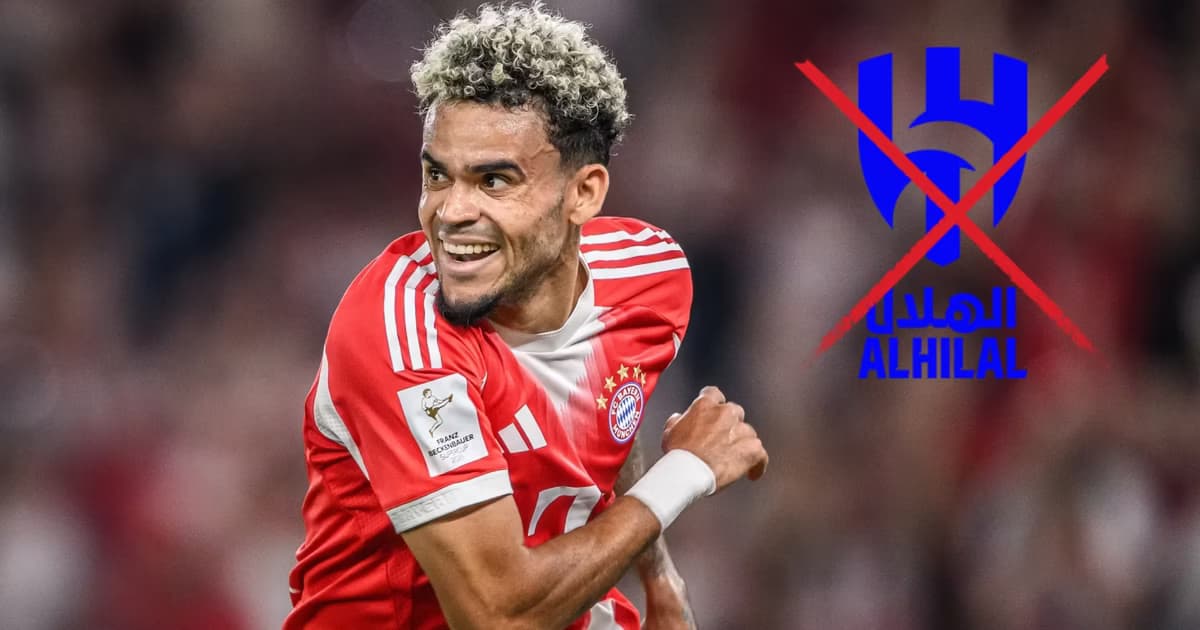 Luis Díaz jugando con el Bayern Munich