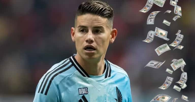 Minnesota United ofrecería un aumento salarial a James Rodríguez para alejarlo de Lazio