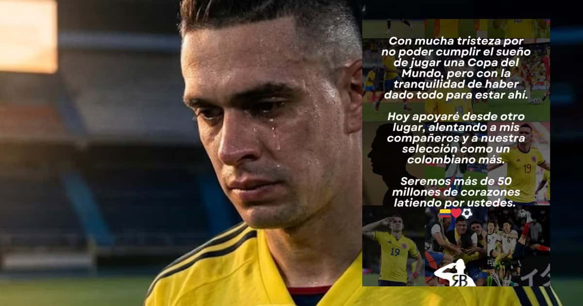 Borré y su mensaje tras no ser convocado al Mundial