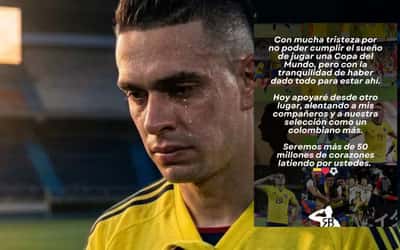 Borré y su mensaje tras no ser convocado al Mundial