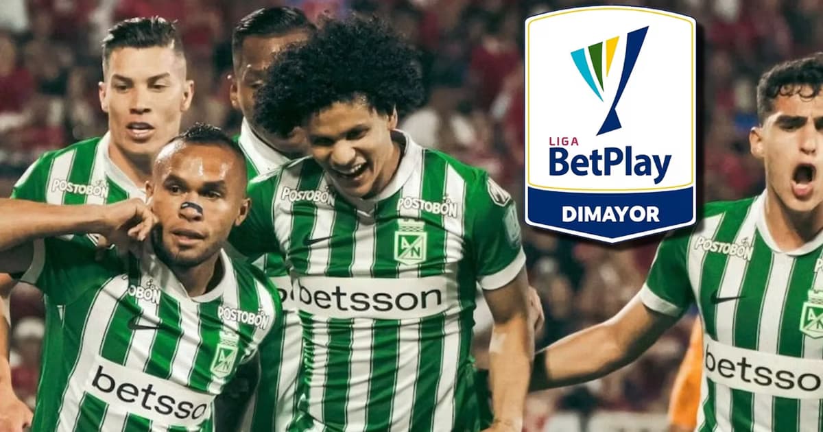 Atlético Nacional celebrando un gol